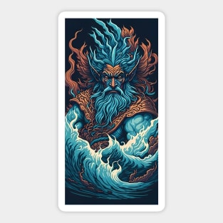 POSEIDON WALL ART Sticker